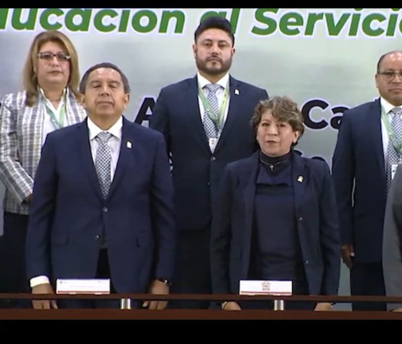 El Magisterio es motor fundamental para la transformación del Estado de México: Delfina Gómez Álvarez