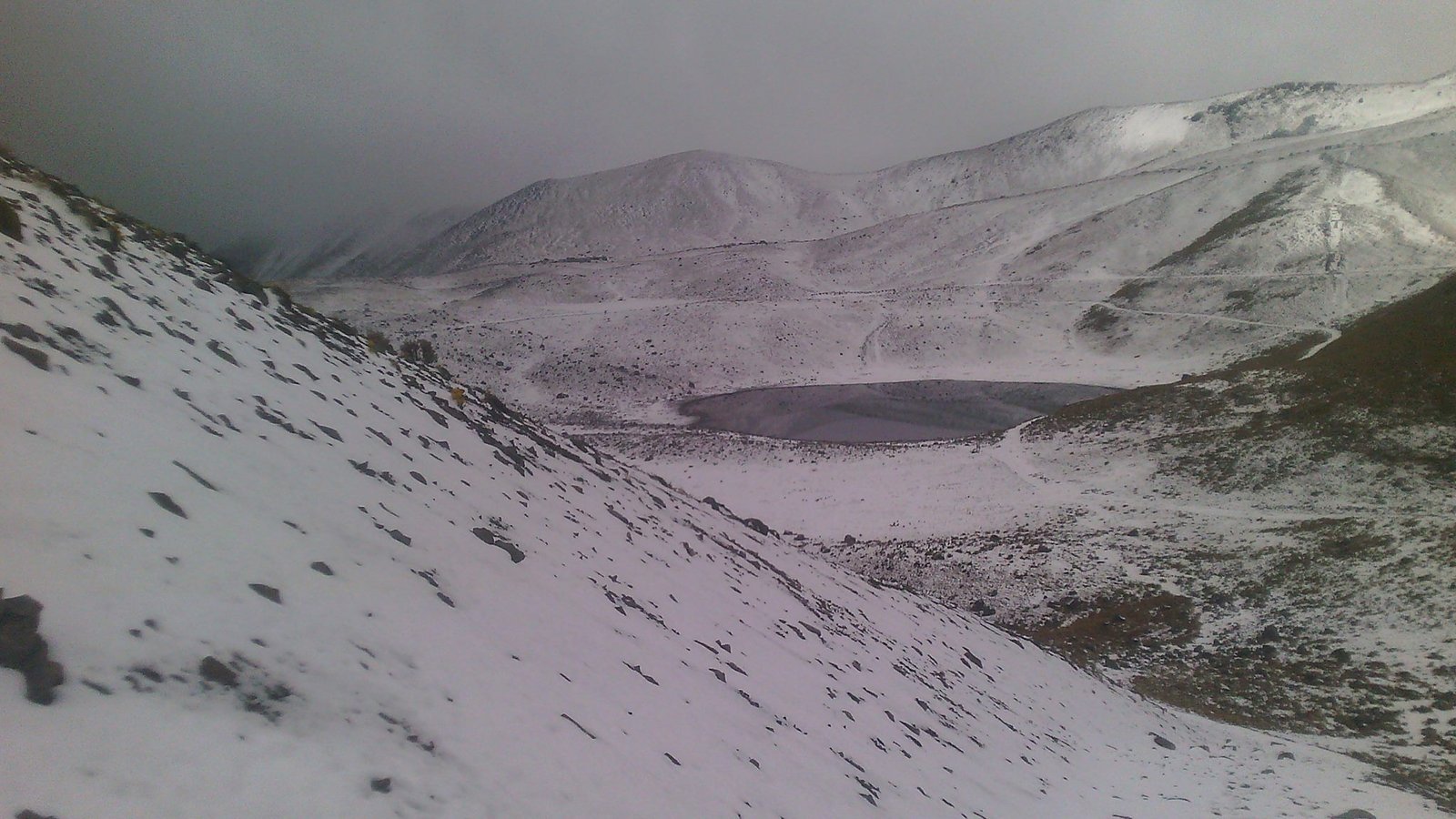 El Nevado de #Toluca se vuelve a pintar de blanco; anuncian restricciones
