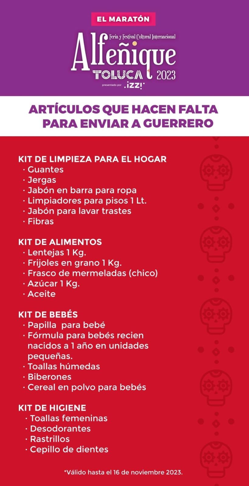 Maratón de Toluca recabará donativos para Acapulco