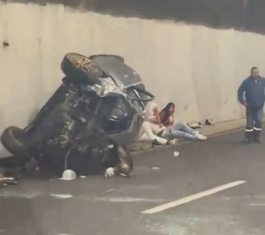 OJO: Fuerte accidente en el túnel de la México-Toluca