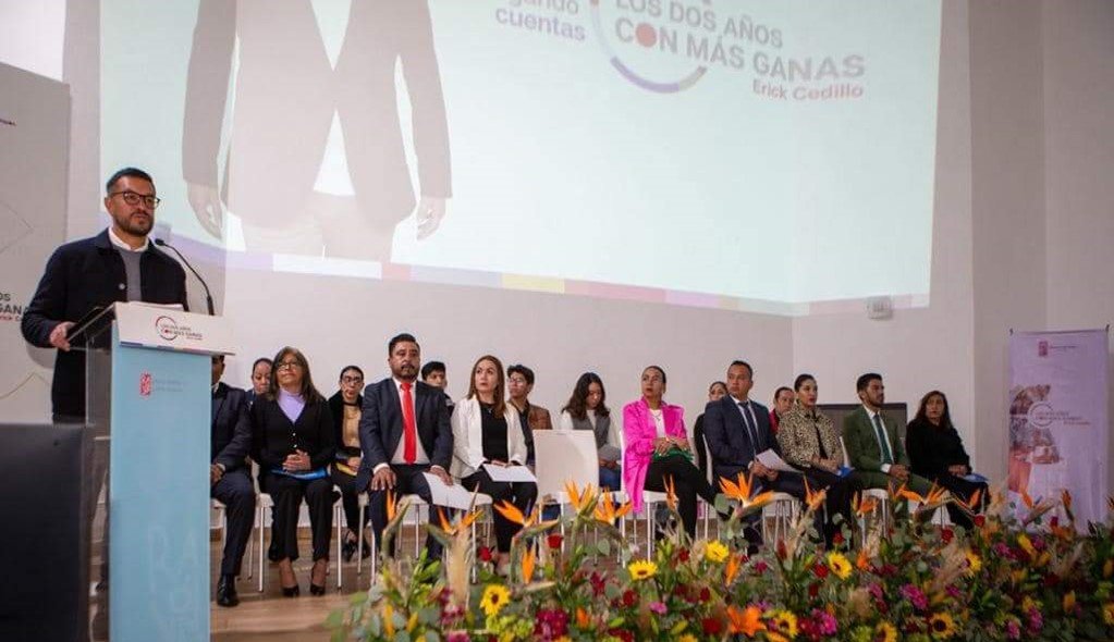 Alcalde de Rayón, Erick Cedillo, lleva su II informe a San Juan La Isla