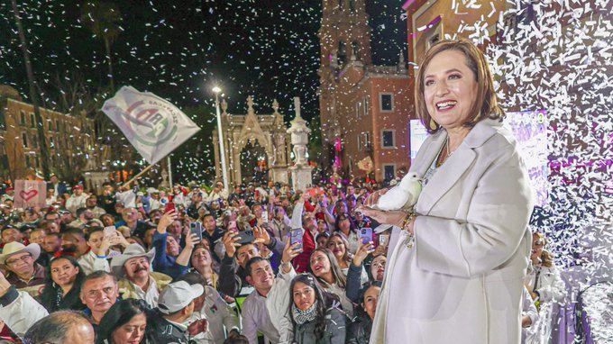 Xóchitl Gálvez arranca campaña presidencial desde el municipio más inseguro del país