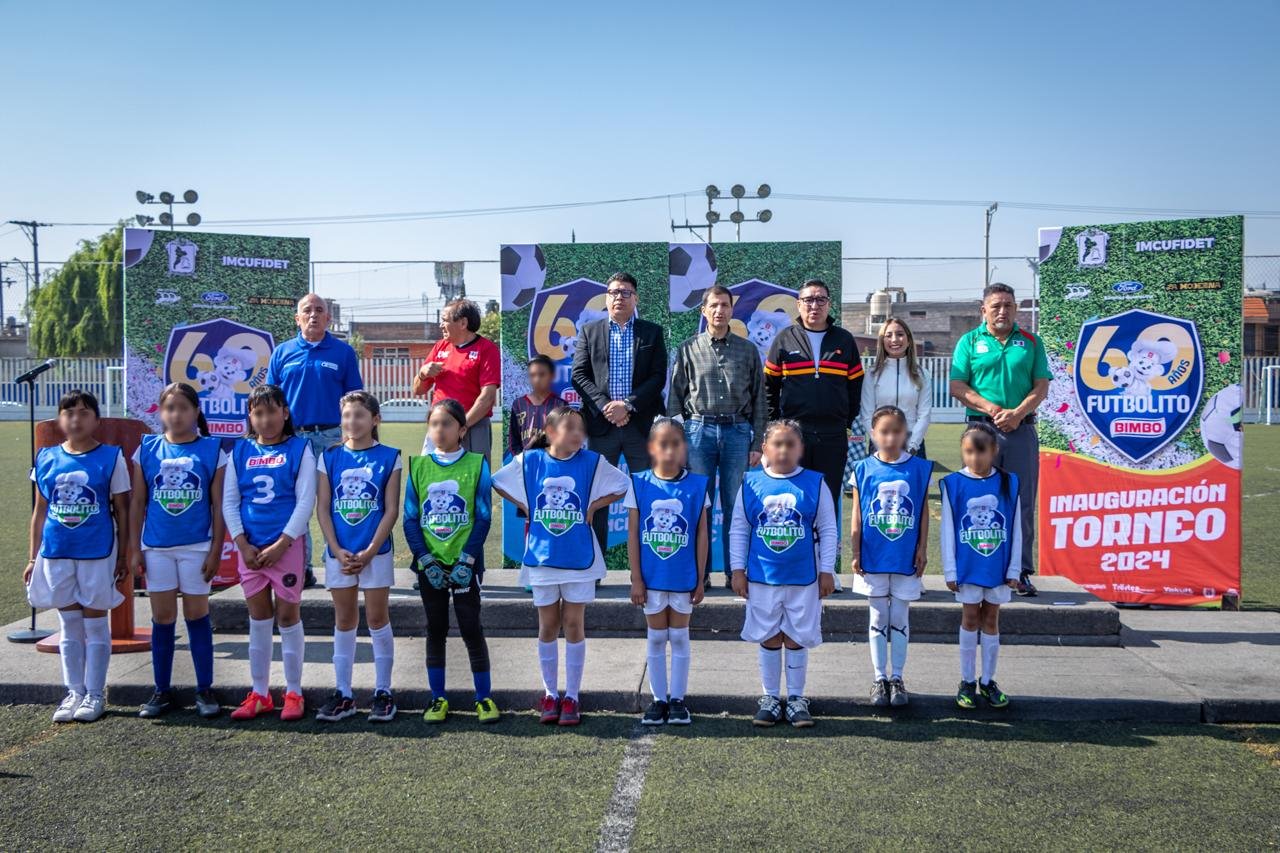 25 escuelas de #Toluca participan en Torneo Futbolito Bimbo 2024