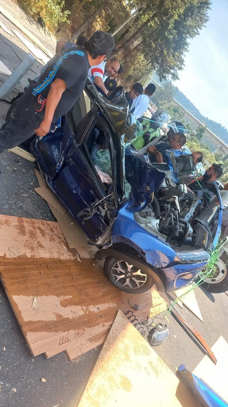 Fuerte accidente en la México-Toluca; trasladan herido vía aérea