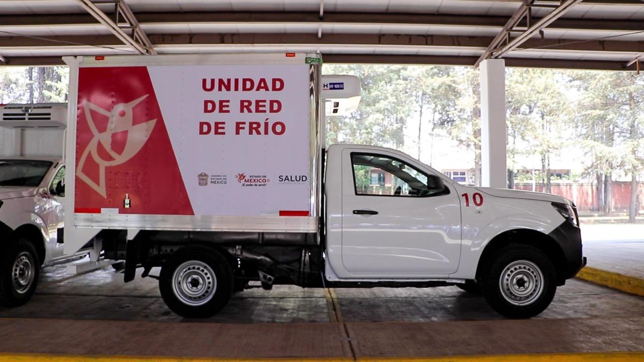 Edoméx estrena «Red de Frío» para el traslado de vacunas