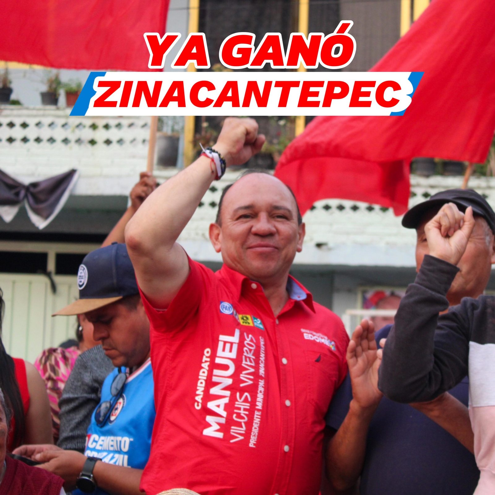 Manuel Vilchis gana la reelección en Zinacantepec