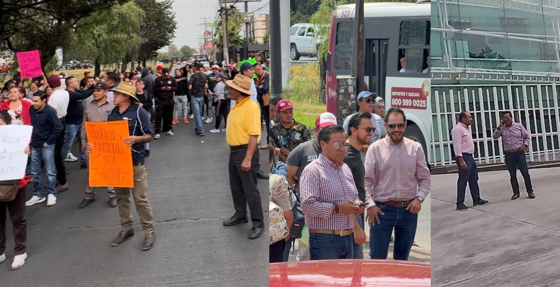 Con acarreados, equipo de Marco Reyes reclama lo que perdieron en las urnas
