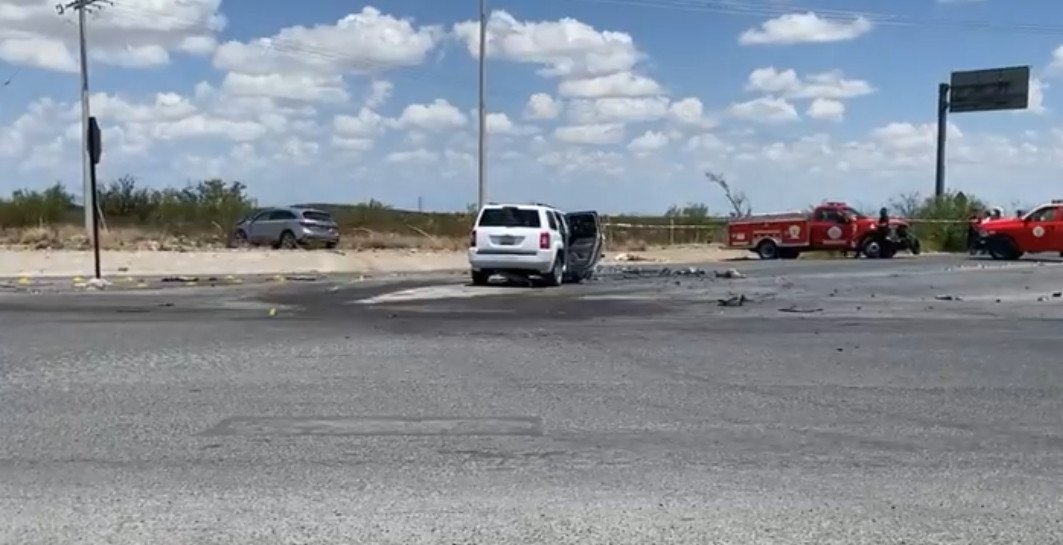 Se accidenta convoy donde viajaba Claudia Sheinbaum en Coahuila; al menos una mujer pierde la vida