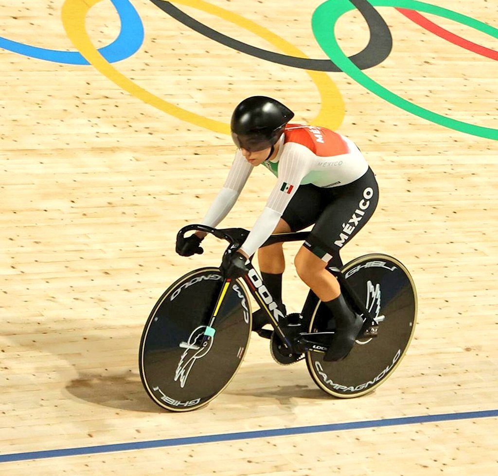 Daniela Gaxiola disputó histórica final de keirin en ciclismo de pista. #Paris2024