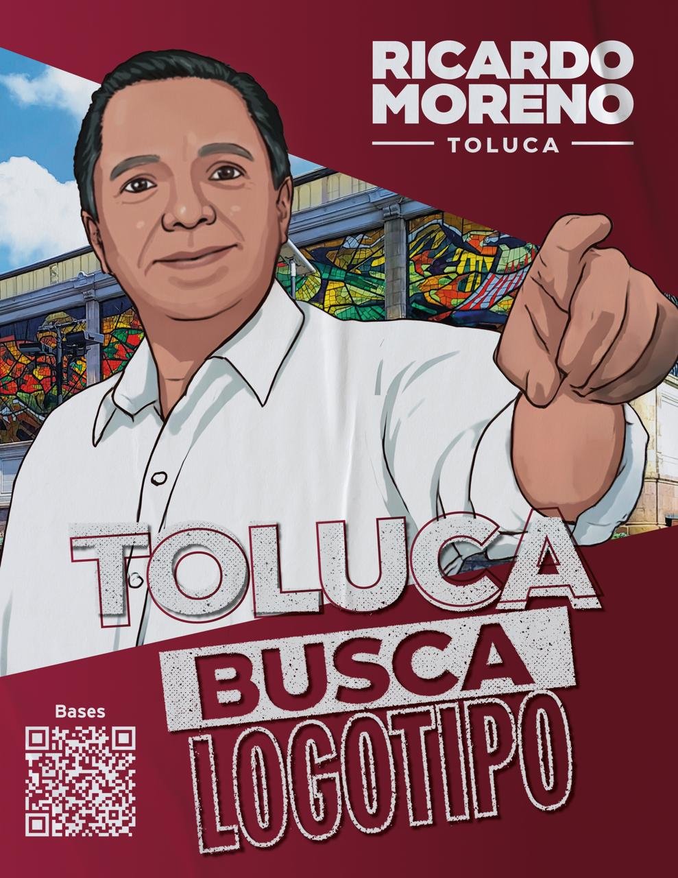 Ricardo Moreno anuncia concurso de diseño para el logo del Ayuntamiento de #Toluca