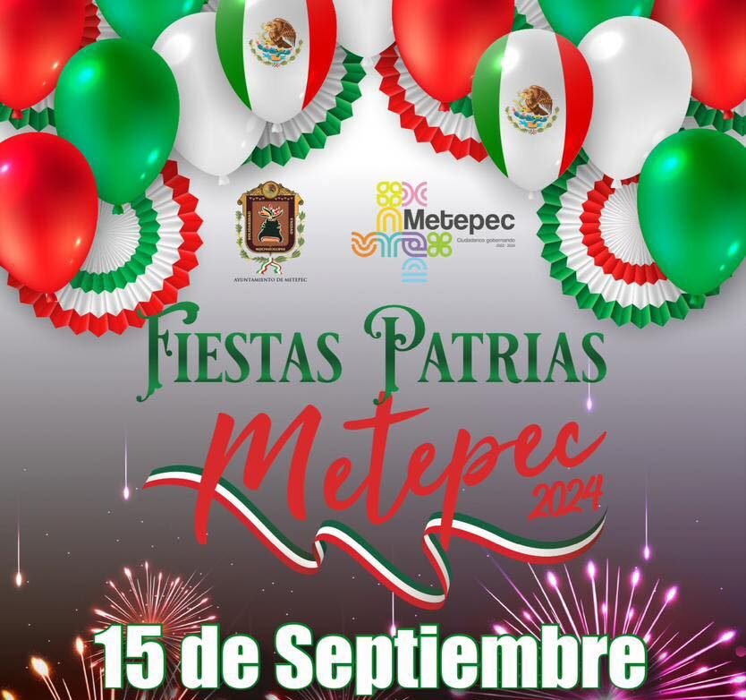 Confirman en #Metepec múltiples conciertos de Fiestas Patrias