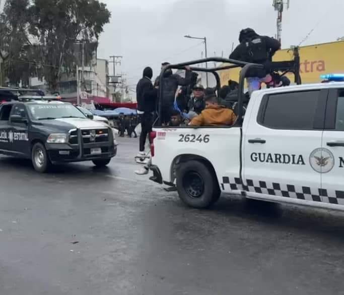 ÚLTIMA HORA: Habrían sido 58 los detenidos en mega operativo policial en la Terminal de #Toluca