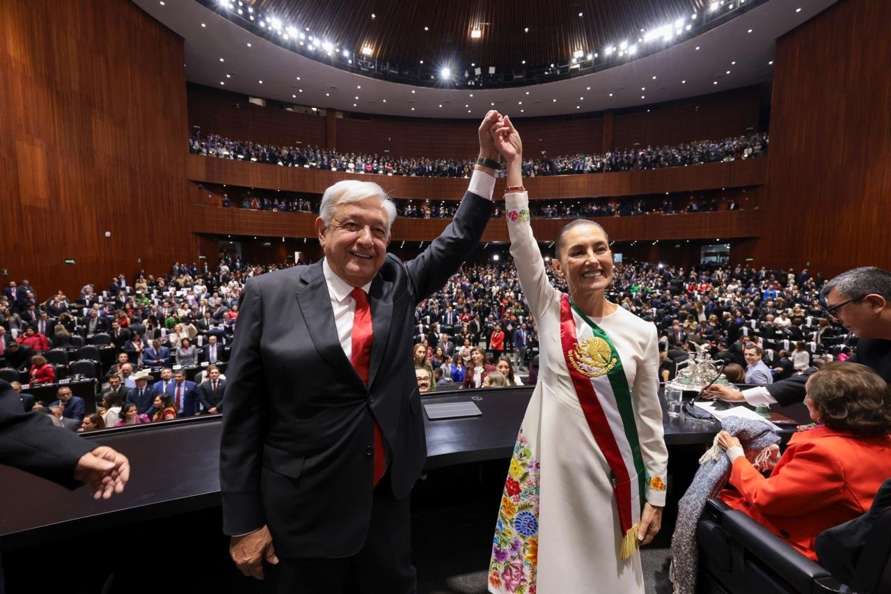 Claudia Sheinbaum pronuncia su primer discurso como presidenta de México