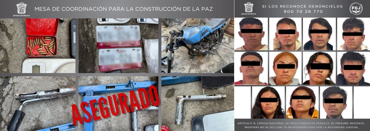 Avanza Seguridad en oriente del #Edoméx; 12 detenidos en Valle de Chalco   