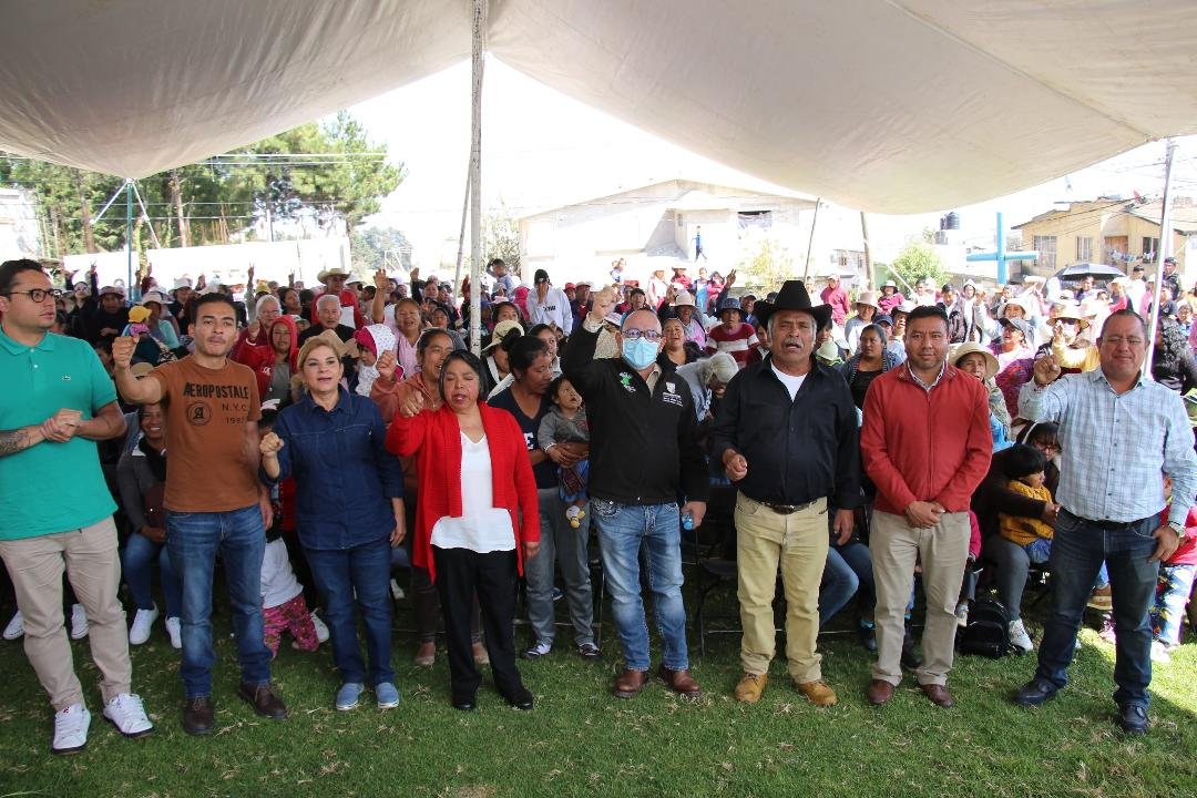 Con nuevo tanque de agua y red de drenaje, alcalde de #Zinacantepec supera las 200 obras entregadas