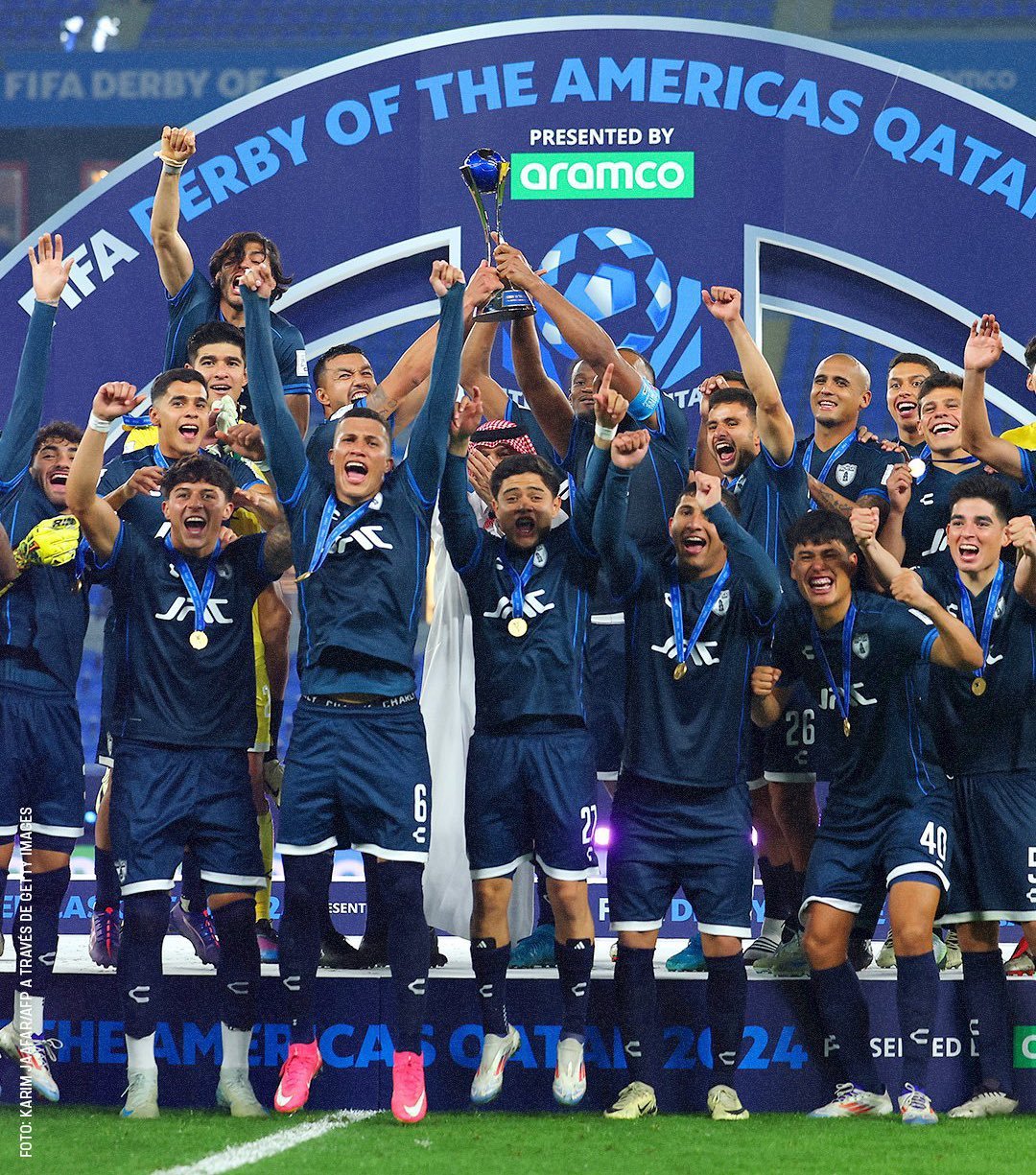 Tras goleada del Pachuca al campeón de Copa Libertadores, solo le falta un paso para la final vs Real Madrid