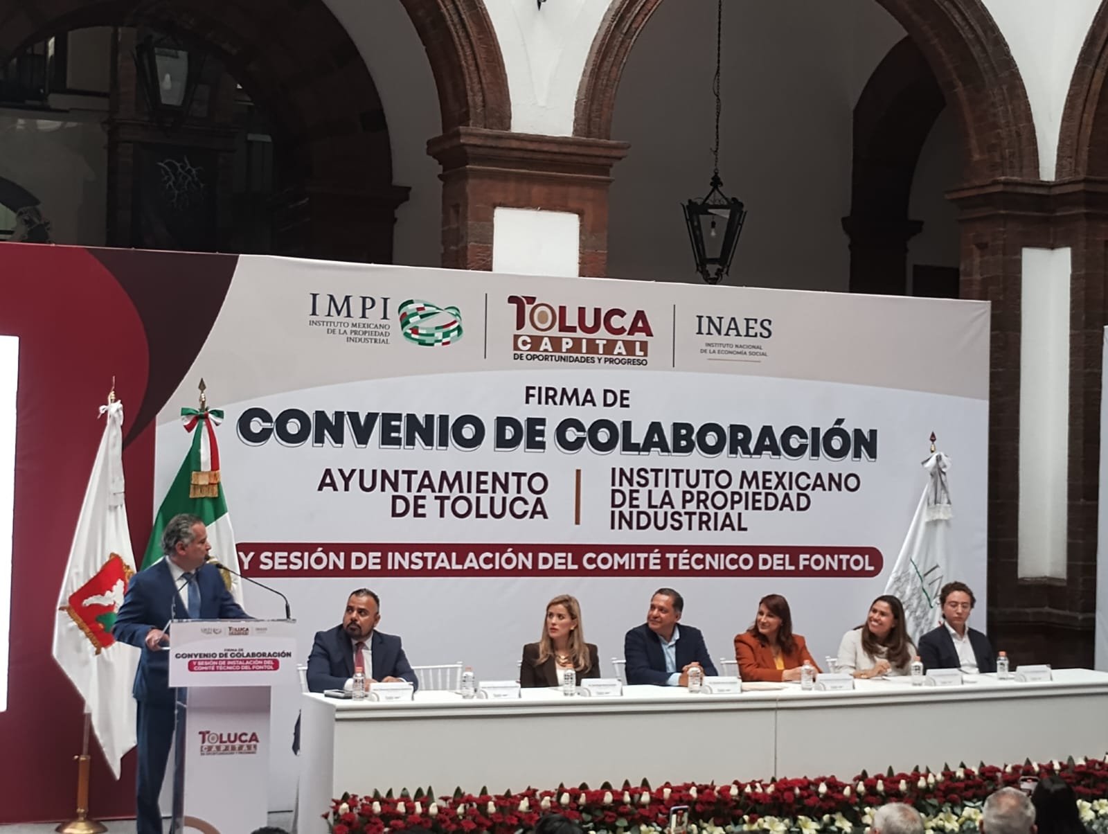 Firman convenio de colaboración Ayuntamiento de #Toluca y el IMPI