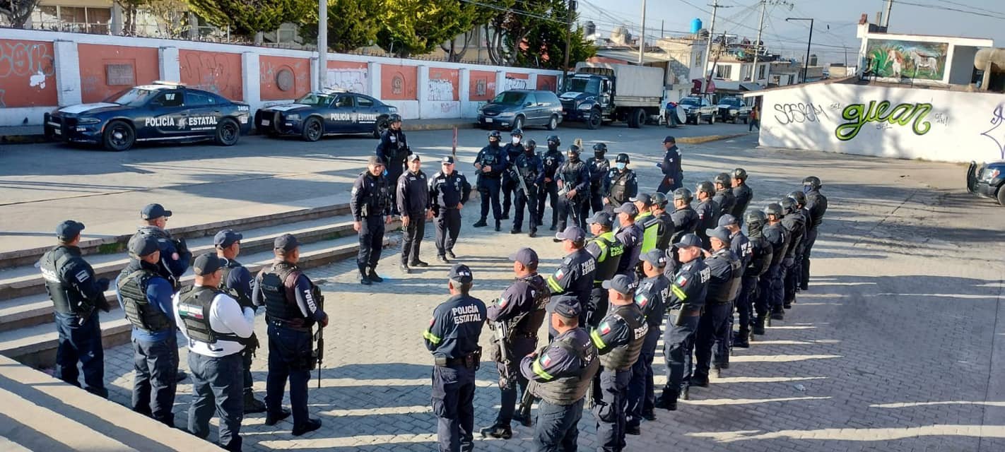 Continúan los operativos estratégicos en Santa María del Monte, #Zinacantepec