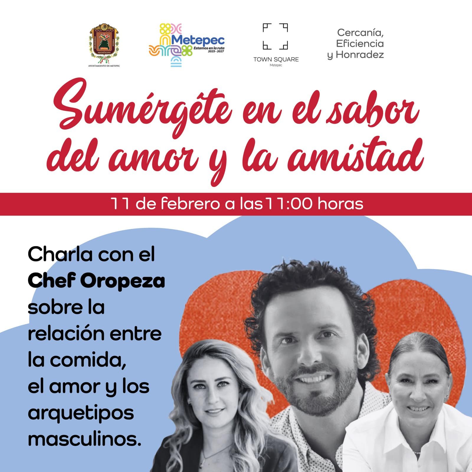 Chef Oropeza se presentará en plaza Town Square de #Metepec