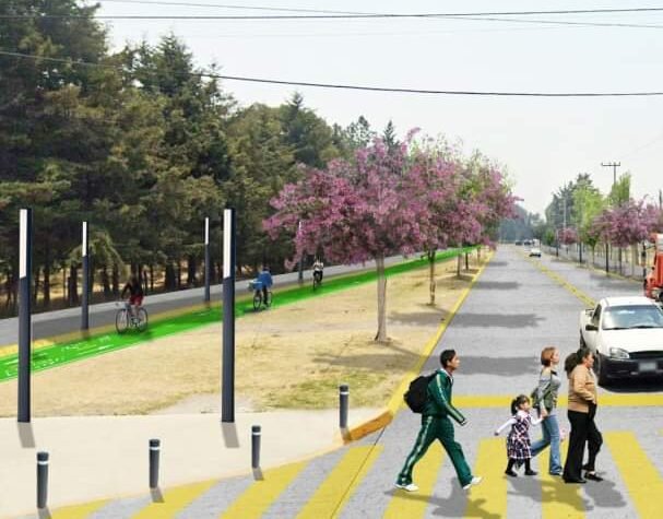 Ciclopista externa en el Parque Alameda 2000 de #Toluca, se convertiría en realidad