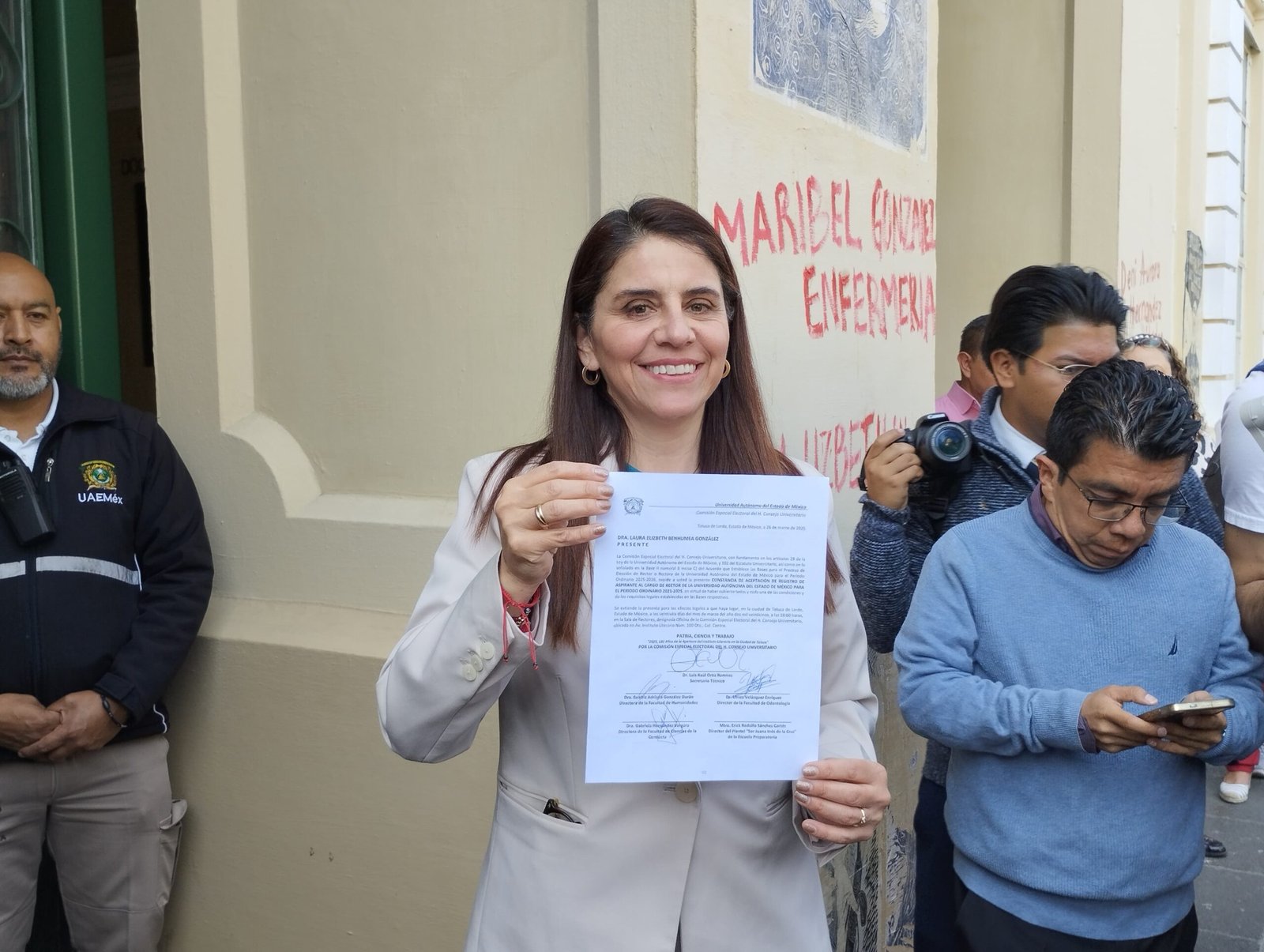 ÚLTIMA HORA: Dra Laura Benhumea obtiene su registro como candidata a rectora de la UAEMéx
