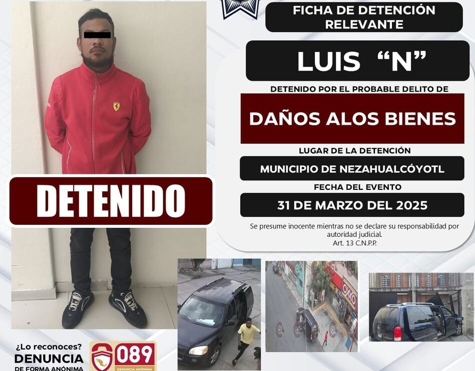 Capturan a sujeto que intentó raptar a una estudiante en #Chimalhuacán