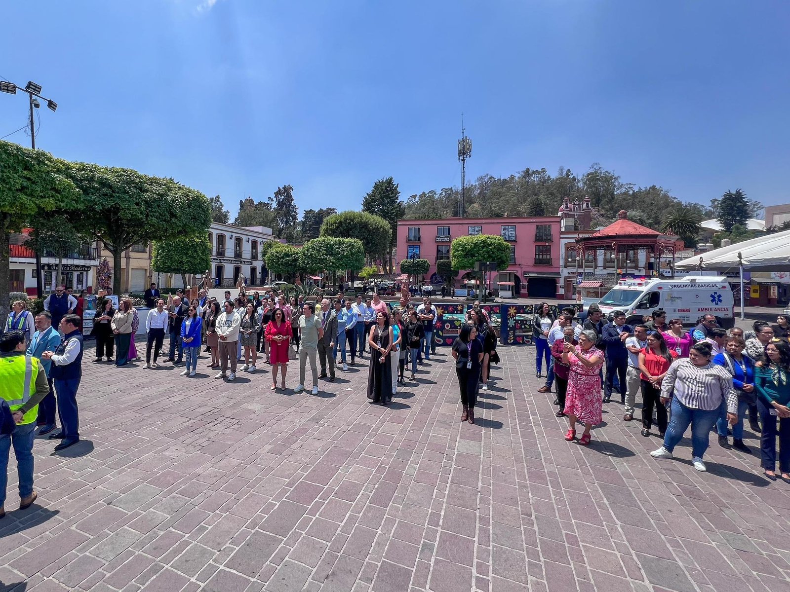 Así se vivió el simulacro de sismo en #Metepec