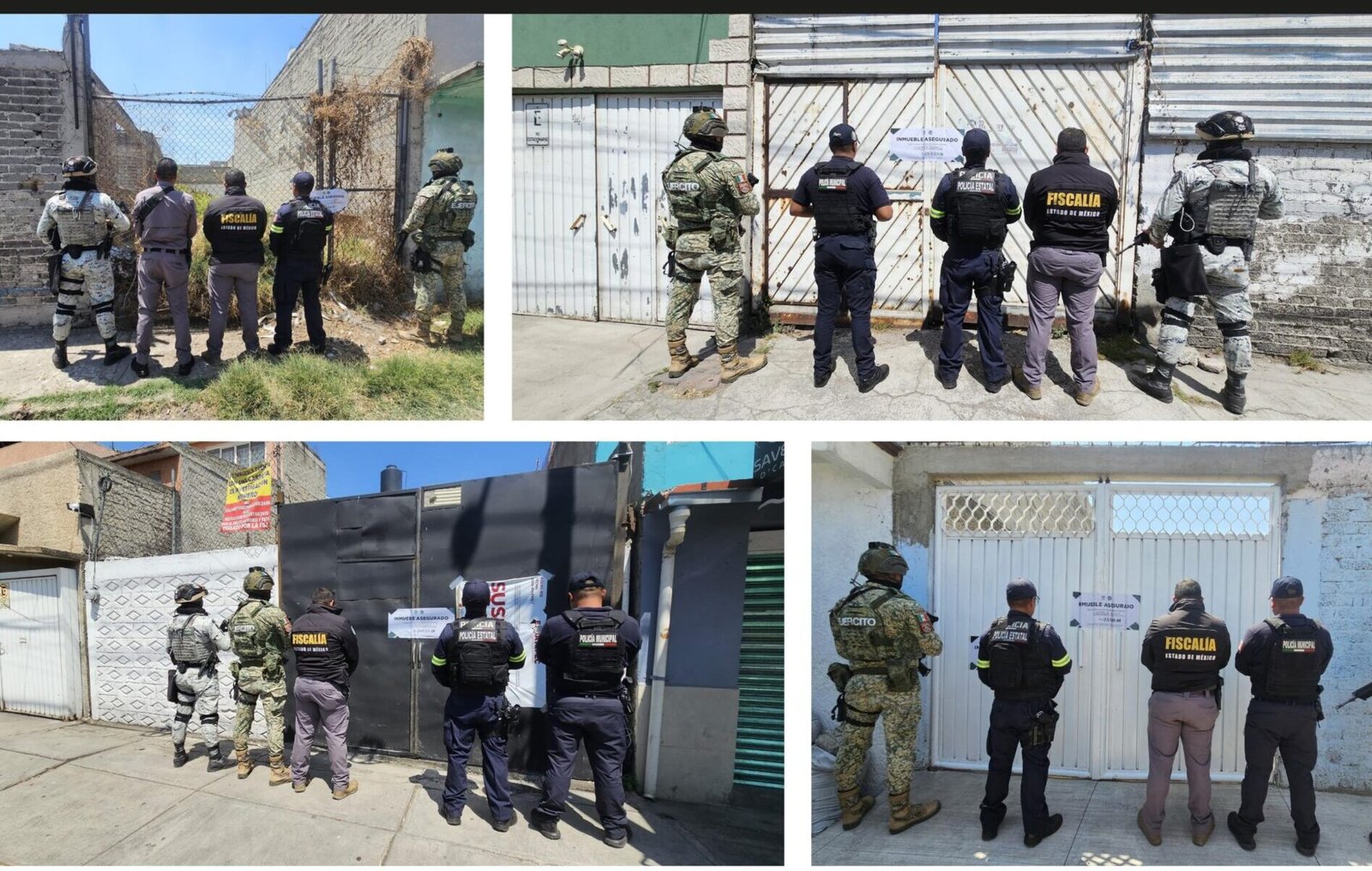 Unidad de Investigación Contra el Despojo recupera otros 14 inmuebles; en Ecatepec y Acolman