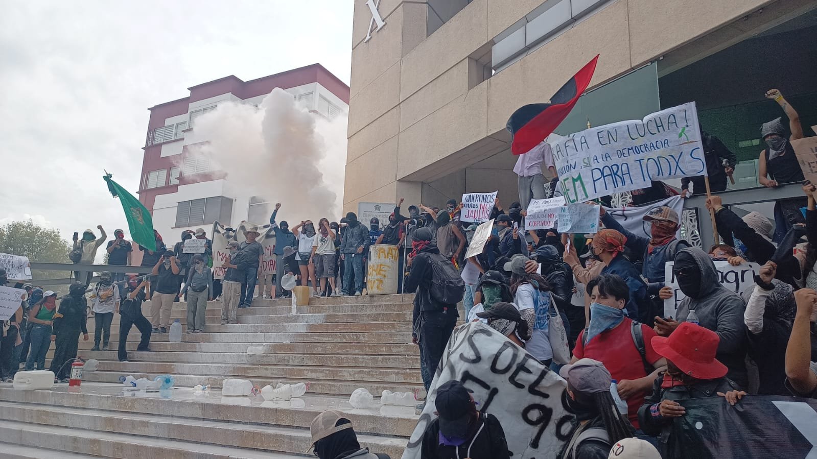 UAEMéx reafirma compromiso con el diálogo y la No Criminalización de la Protesta Estudiantil