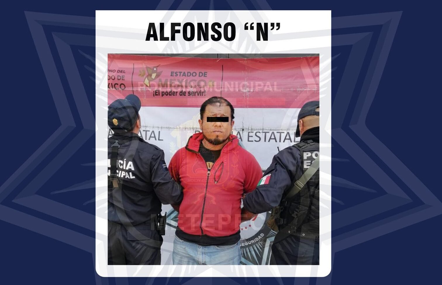 Detienen a presunto acosador en #Metepec