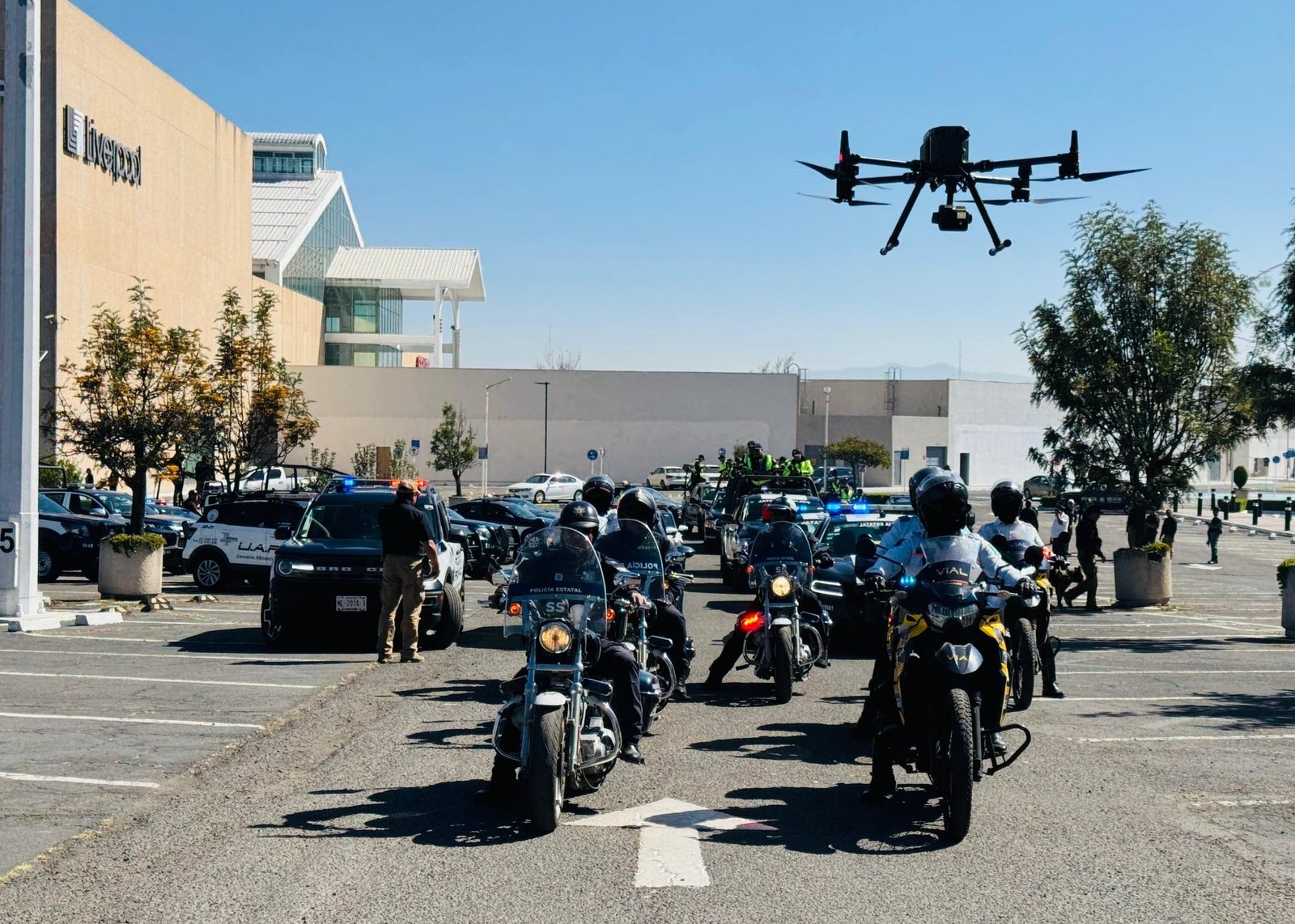 #Metepec refuerza seguridad con drones de alta tecnología