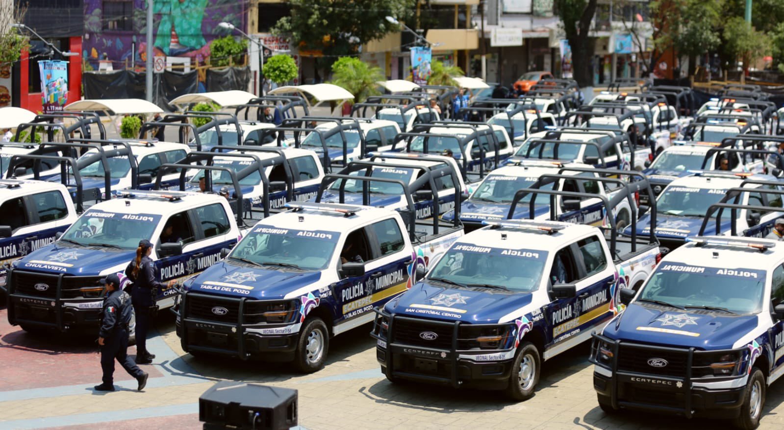 #Ecatepec incorpora 40 nuevas patrullas