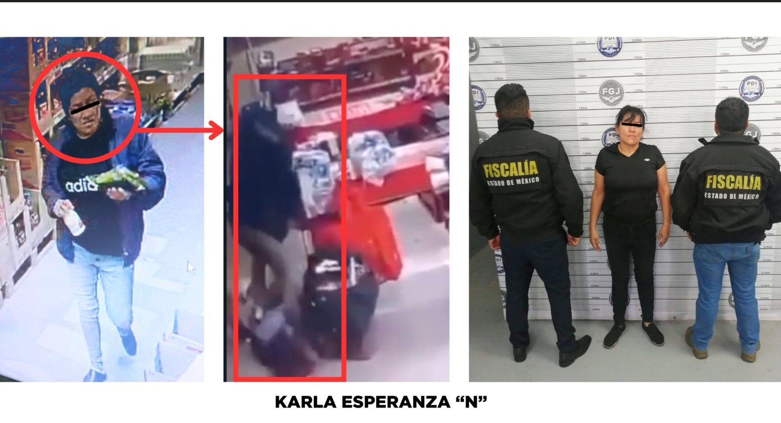 Capturan a mujer que participó en asalto y golpiza a trabajadores de supermercado en #Ecatepec