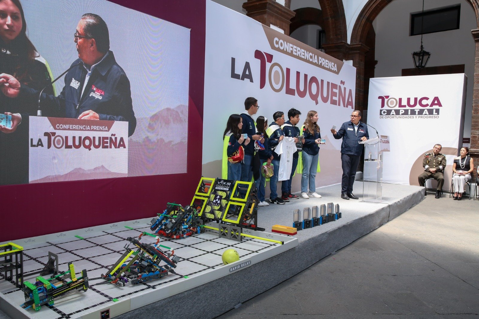 Gobierno de #Toluca impulsa a equipo de robótica infantil rumbo al Mundial en Dallas