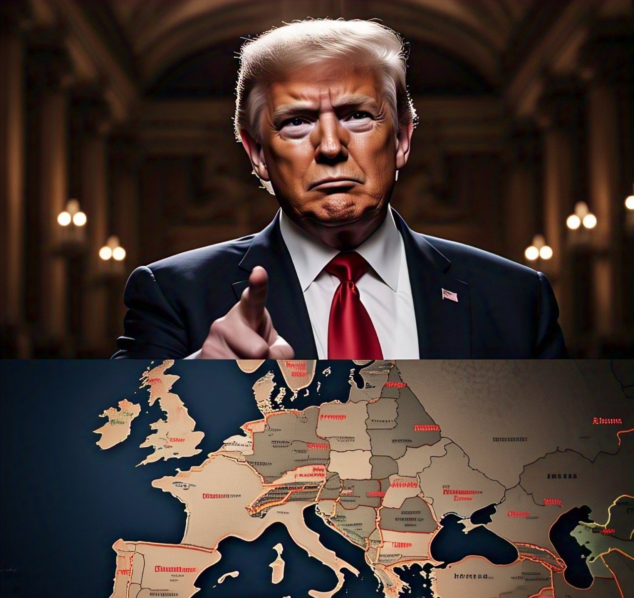 OJO: Trump se lanza contra Europa, les pone arancel del 50% y advierte guerra comercial; se caen los mercados