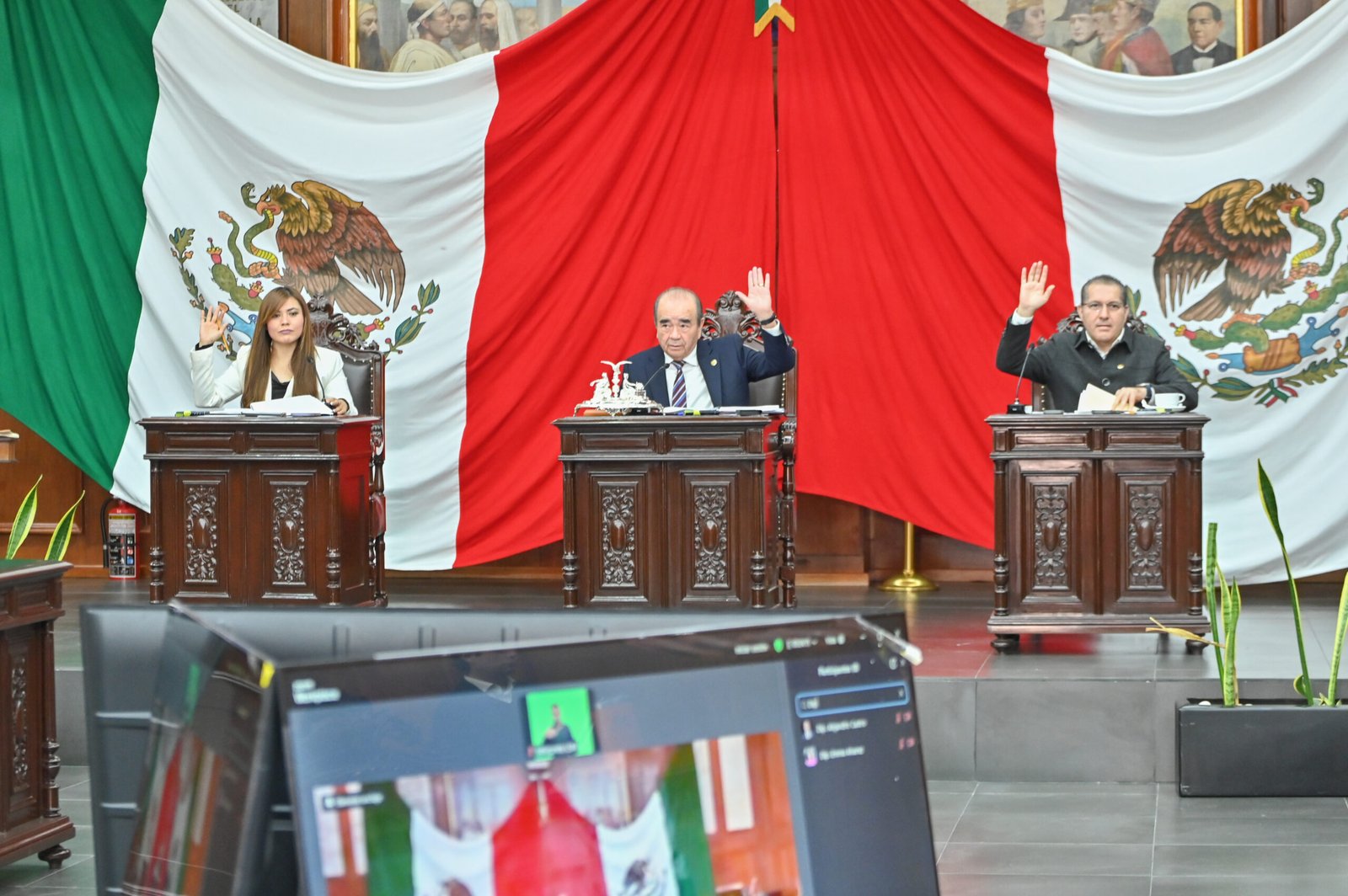 Dirigencia de Codhem y otras reformas clave se votarán este jueves 26 en el Congreso Mexiquense