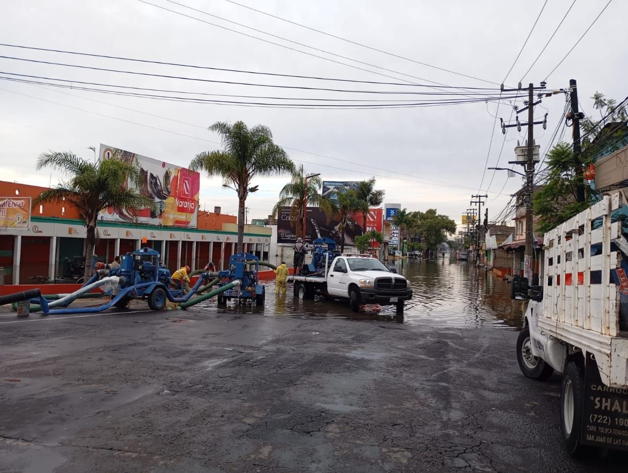 Retiran 44 toneladas de basura en #SanMateoAtenco tras intensas lluvias