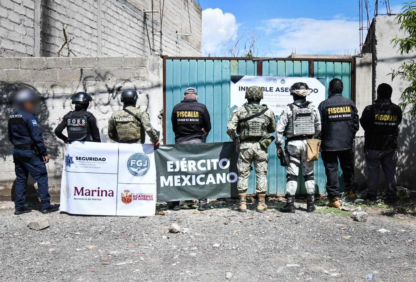 Operación ‘Restitución’ contra el despojo en el Estado de México; van 344 inmuebles recuperados en 39 municipios