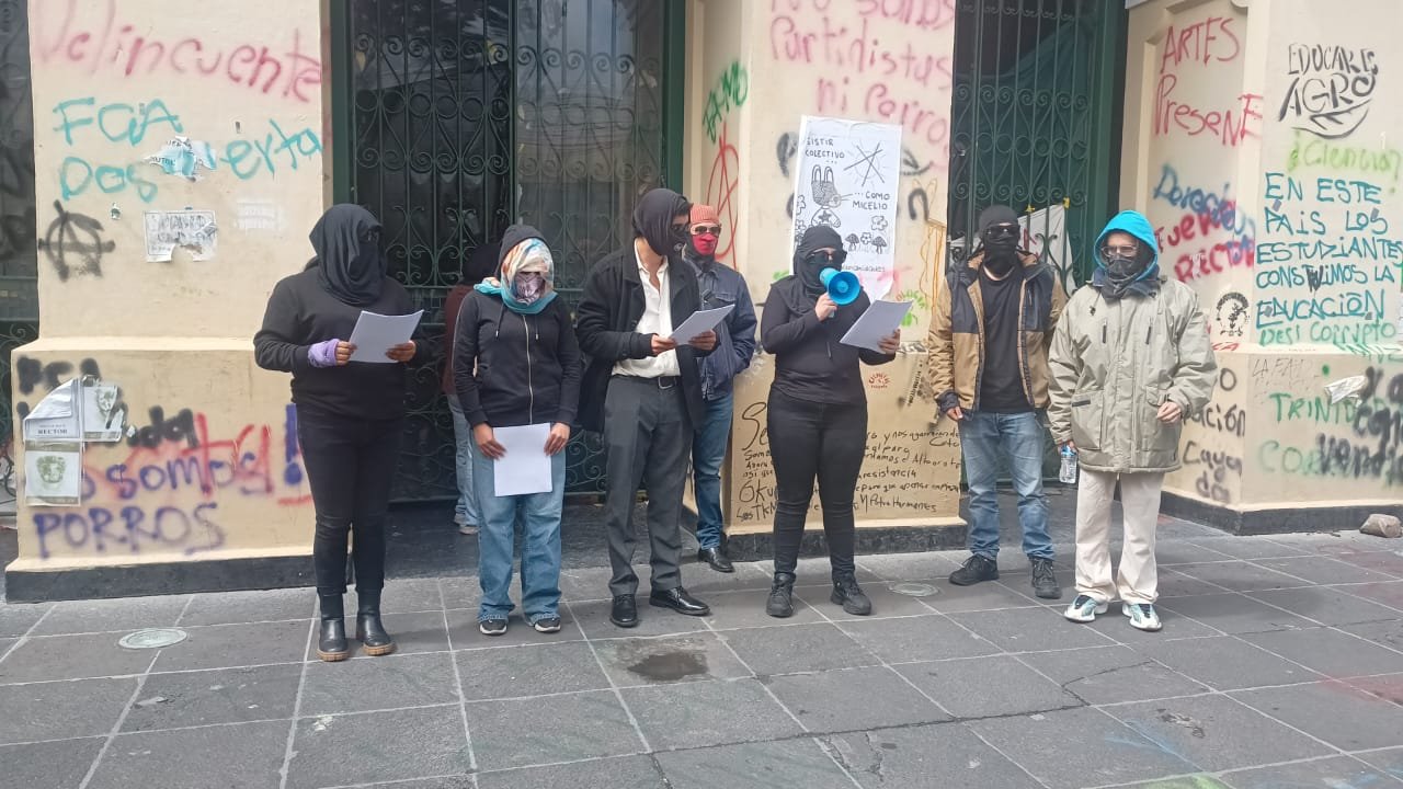 Enjambre universitario UAEMéx emite posicionamiento. Viernes 13 de junio 2025.