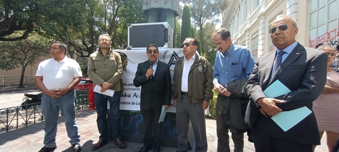 Académicos de #UAEMéx exigen cumplir pliego petitorio de estudiantes