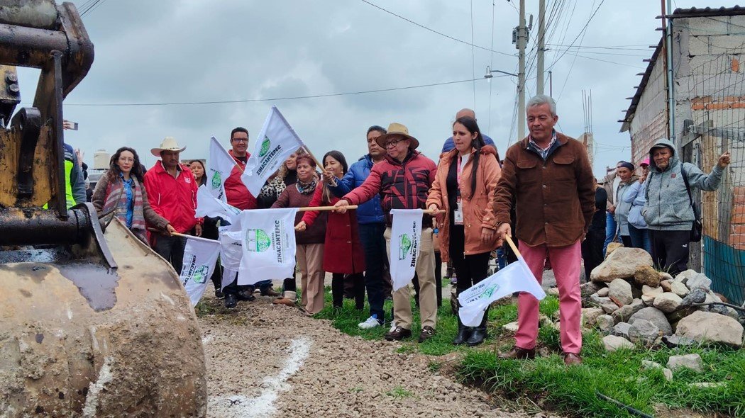  ¡Zinacantepec Avanza! Alcalde Vilchis Inicia Obra de Drenaje en Santa Cruz Cuauhtenco