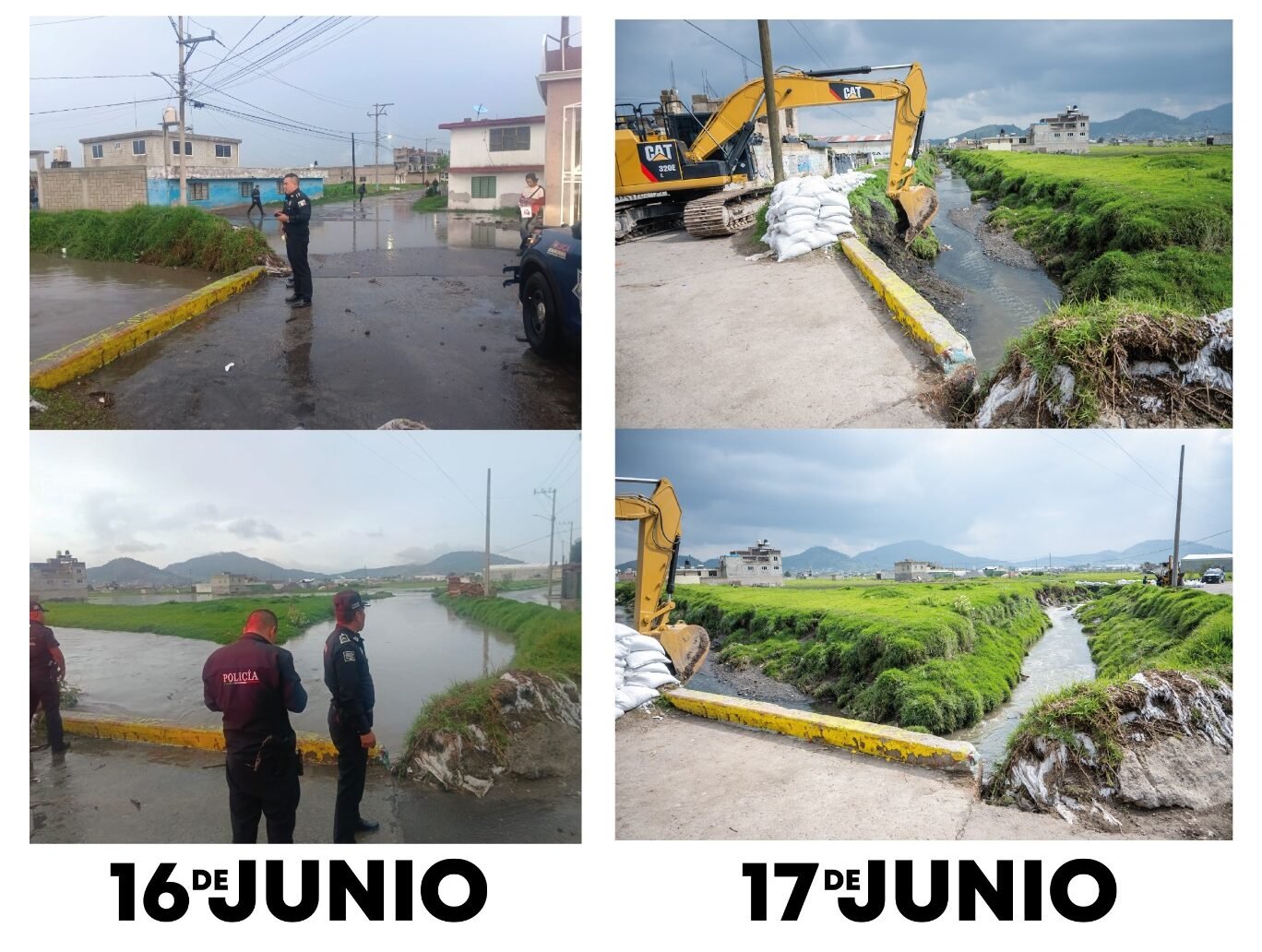 Tras labores de desazolve y reforzamiento, se normaliza río Verdiguel al norte de #Toluca