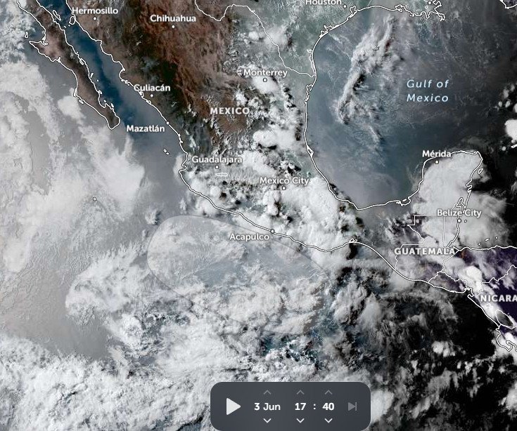 70% de probabilidad de ciclón en el Pacífico Mexicano esta semana