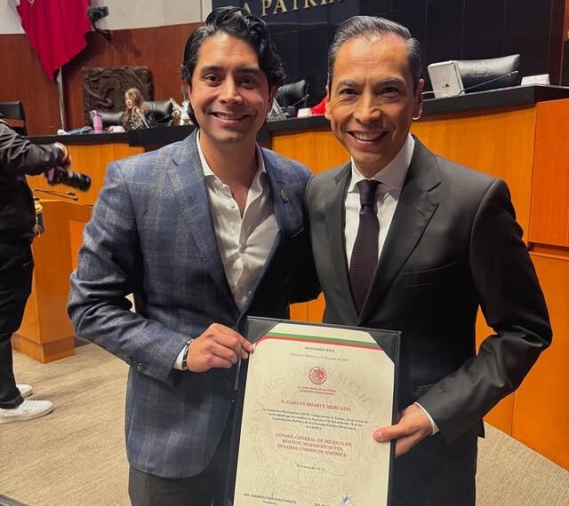 Ratifican nombramiento de Carlos Iriarte como Cónsul General de México en Boston