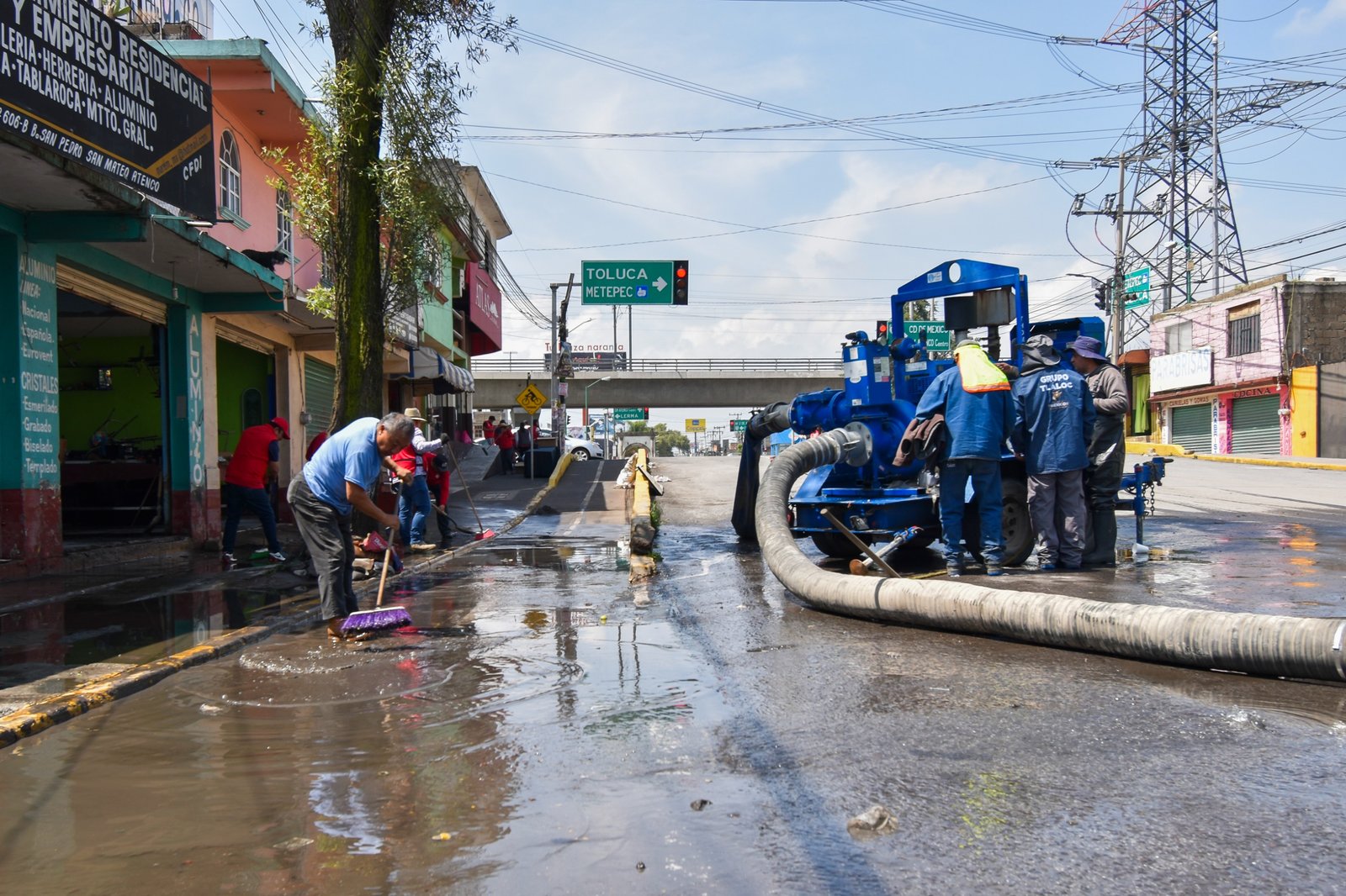 Confirma gobernadora que culminan labores de desazolve en #SanMateoAtenco; activan Plan DN-III-E