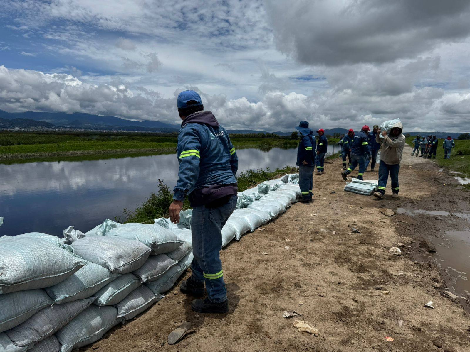 Reforzamiento de protección hídrica en San Lucas Tunco, #Metepec