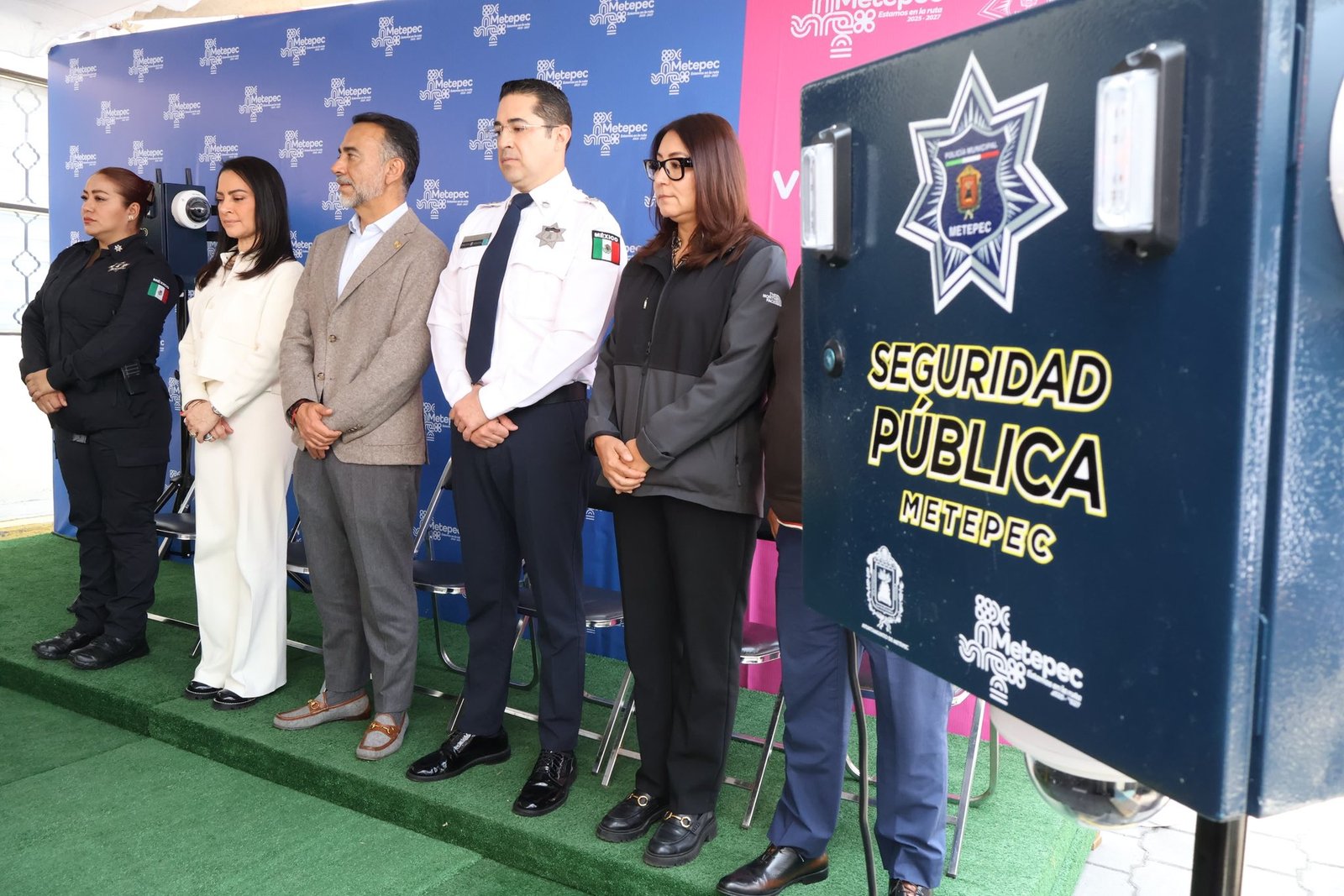 Refuerzan seguridad en San Miguel Totocuitlapilco, #Metepec: Nuevas cámaras y patrullas