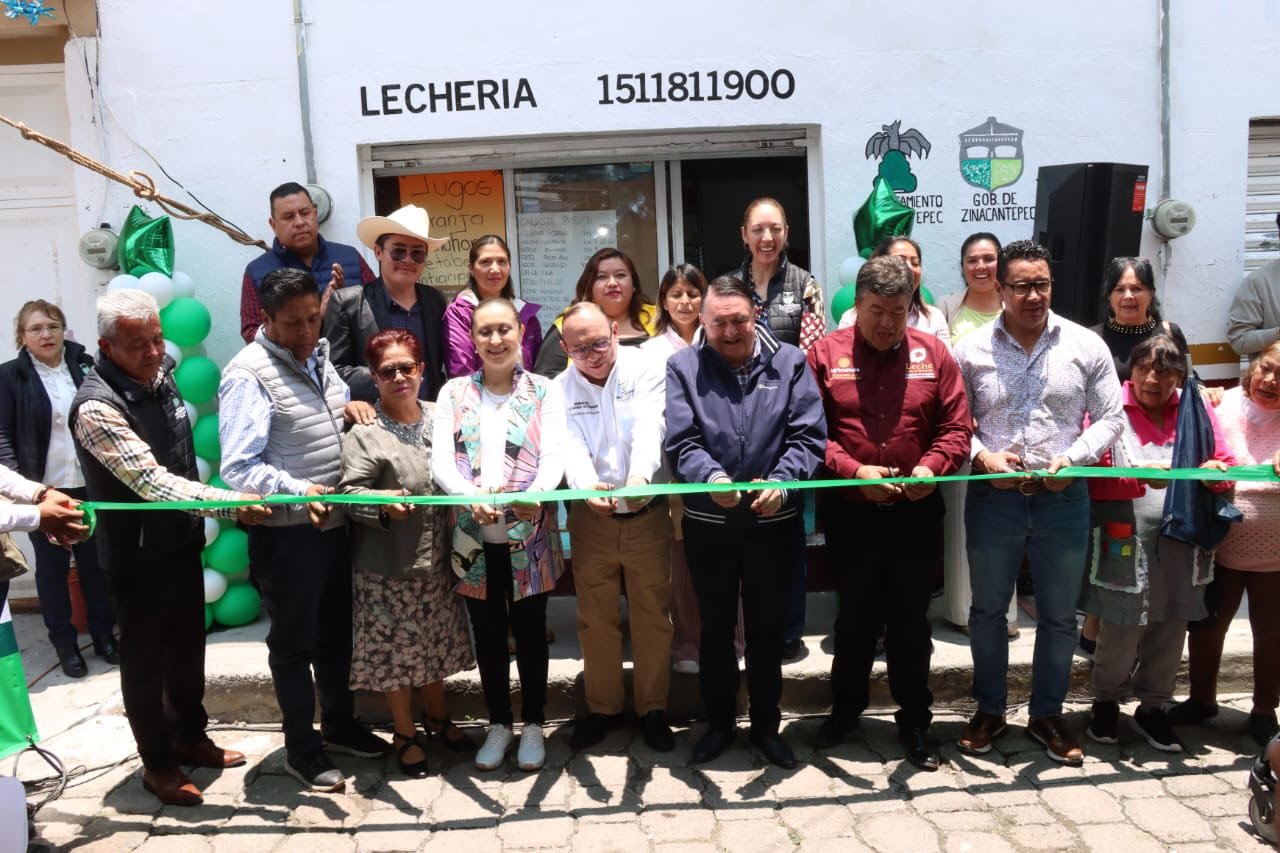 Inauguran otra Lechería del Bienestar en #Zinacantepec