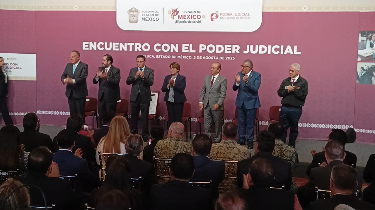 Gobernadora Delfina Gómez reafirma cooperación con el Poder Judicial en acto de renovación