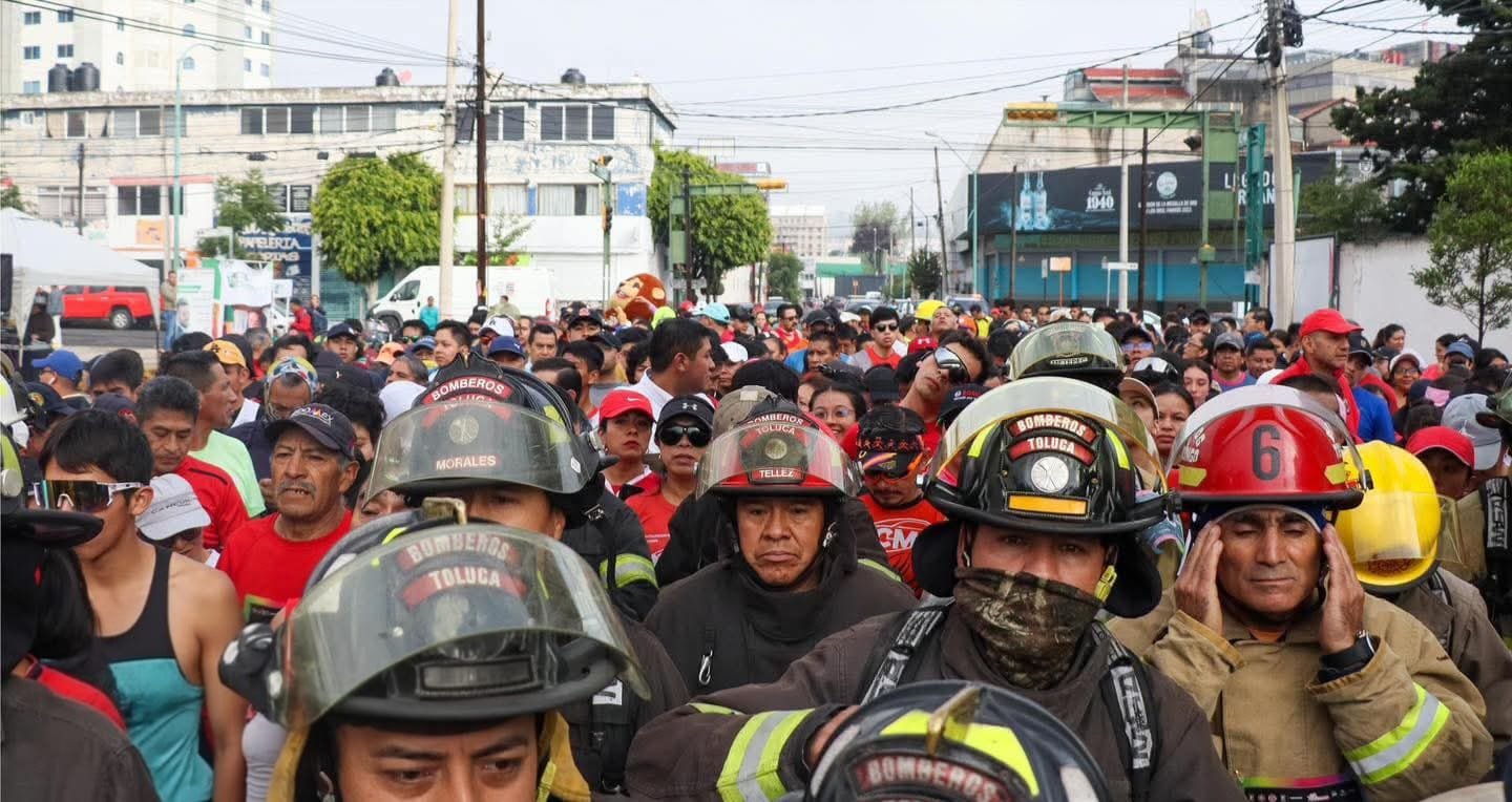 Convocan a carrera con causa en apoyo a los Bomberos de #Toluca
